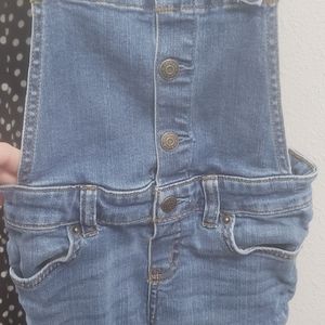 Little girls jean overalls